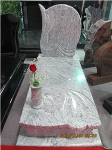 Cheap Price Hot Sale Tomstone Design Western Style Tombstone White Granite Stone Monuments