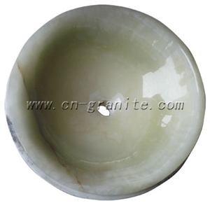 Hot Sale Hotel Bath Sinks China Vantage Style Wash Basins Round Sinks Hand Washing Bath Sinks Cheap Price, Green Granite Wash Basins