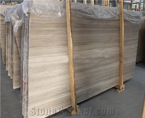 Polished Wooden Grey Sandstone, Marble Tiles& Slabs, China Marble Pattern, Cuto to Size Floor Walling Hot Sale Cheap Price
