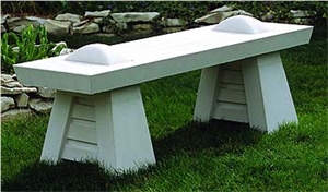 Mint White Sandstone Patio Bench Mint White Sandstone Patio Bench