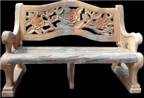 Stone Garden Outdoor Benches