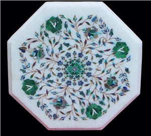 Stone Table Top, Makrana White Marble Tabletops Stone Table Top, Makrana White Marble Tabletops