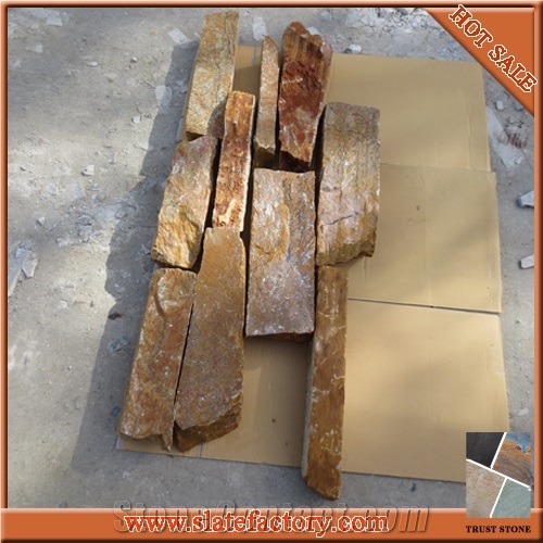 China Beige Quartzite Masonry Rock Stone Cultured Stone, Castle Stone Rock