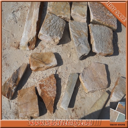 Trust Stone Factory Natural Stone Masonry, Beige Rock Stone Cladding, Castle Stone Wall