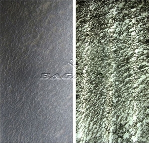Uv Translucent Black Galaxy Slate Stone Veneer, Silver Galaxy Flexible Slim Stone