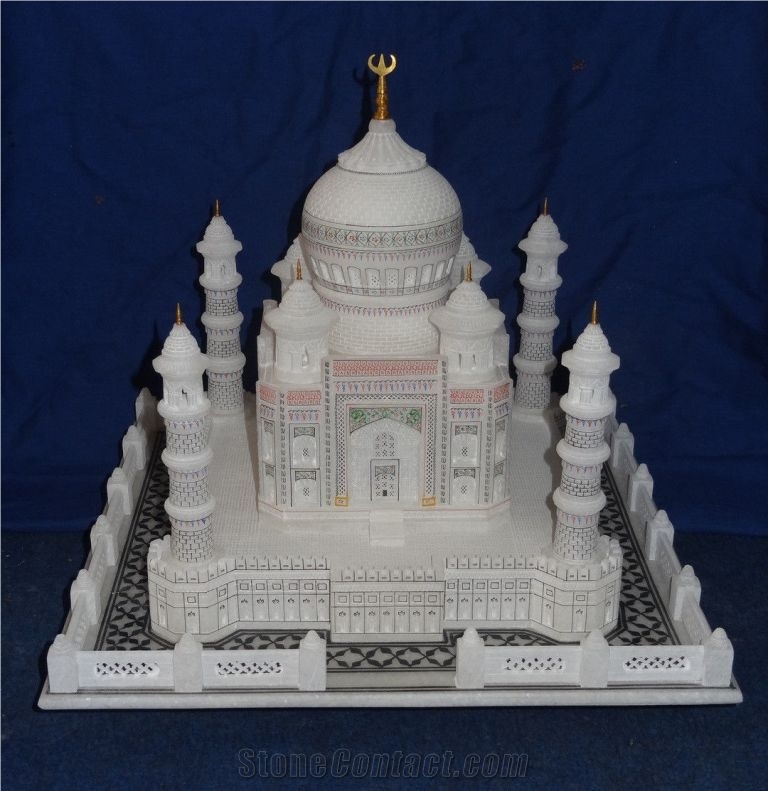 Alabaster Taj Mahal, White Alabaster India