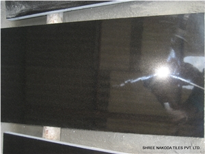 Absolute Black Granite Slabs, India Black Granite