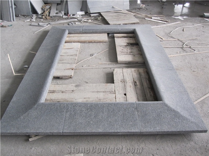 G684 Fuding Black Basalt /China Black Basalt Irregular Items