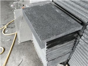 G684 Fuding Black, China Black Basalt, Black Pearl, Black Beauty Swimming Pool Coping Tiles, Pool Edges, Pool Decks, Swimming Pool Pavers, Pool Surround, Borders, Pavement