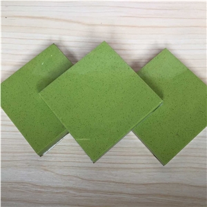 Apple Green Quartz Stone Countertops , 2cm and 3cm Available for American Kitchen Countertops and Vanity Tops