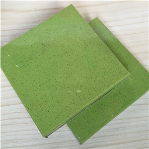 Apple Green Quartz Stone Countertops , 2cm and 3cm Available for American Kitchen Countertops and Vanity Tops