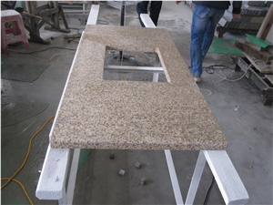 Artificial Quartz Stone Vanity Top Directly from China Manufacturer with Iso/Nsf Certificate at Good Price Normally Produced Standard Size 31/37/43/49/61/73*22.5inch