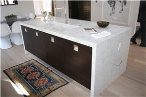 White Corian Stone Kitchen Countertop ,Slab Size 3000mm*1400mm for Pre-Fabricated Kitchen Counter Top 2cm or 3cm Thick with Various Edge Profiles Safety Guaranty,Anti Corruption and Anti Fading
