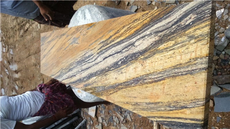 Parda Gold Granite Steps, Romantic Gold Granite