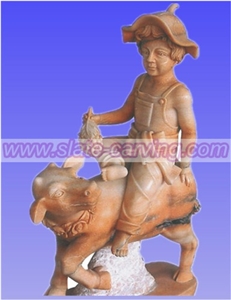 China Brown Marble Children Figures, Brown Marble Sculpture & Statue China Brown Marble Children Figures, Brown Marble Sculpture & Statue