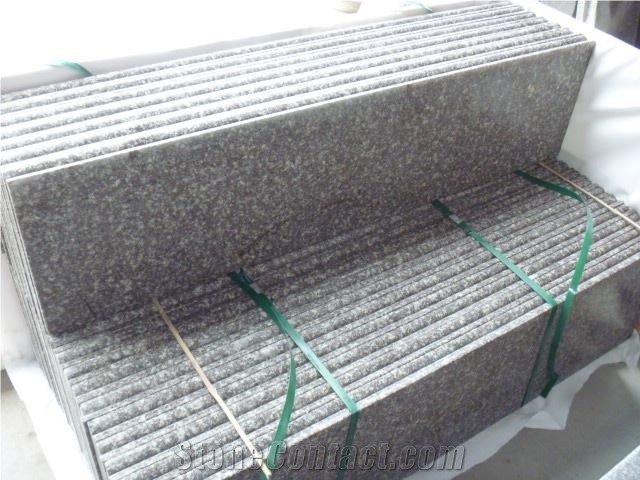 G664 Granite Stair Case, Bainbrook Brown Granite Stairs & Steps