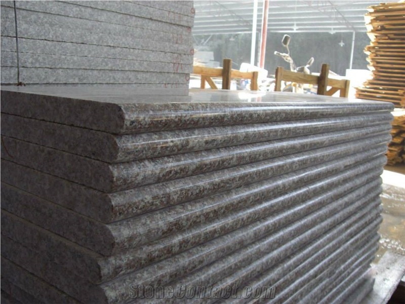 G664 Granite Stair Case, Bainbrook Brown Granite Stairs & Steps