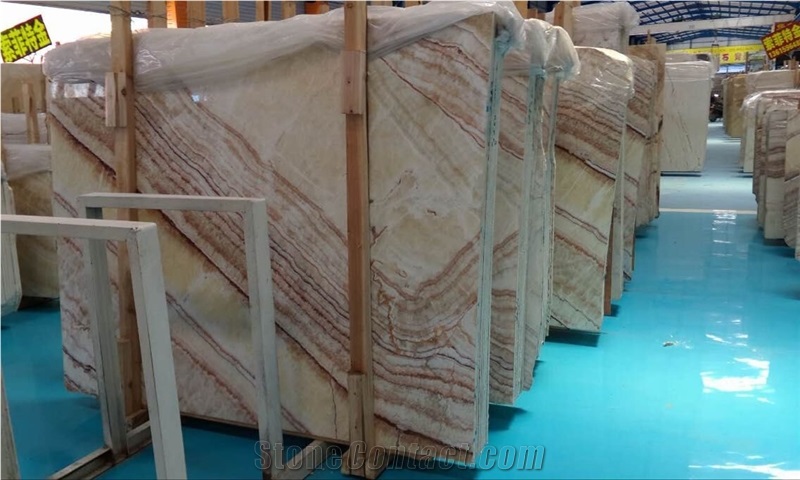 White Translucent Onyx Slab,White Jade Polished Slab & Tile, Rainbow White Onyx