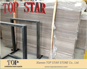 Light Wood Grain Marble Slabs & Tiles Coffee Wooden Natural Stone