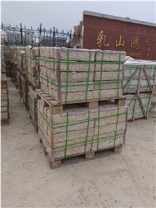 Rough Pineapple Yellow Granite Kerb,Kerbstone,Curb,Curbstone,Side Stone,Road Stone