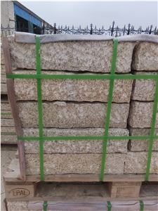 Rough Pineapple Yellow Granite Kerb,Kerbstone,Curb,Curbstone,Side Stone,Road Stone