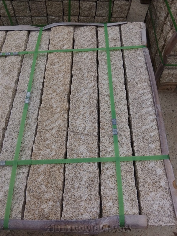 Rough Pineapple Yellow Granite Kerb,Kerbstone,Curb,Curbstone,Side Stone,Road Stone