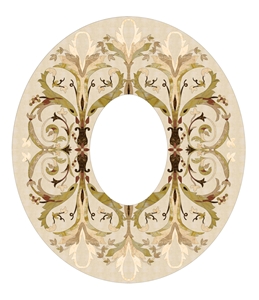 An Outstanding Subtle Piece Of Art for Your Foyer. Marble Polished Flooring Water Ject Medallion for Indoor Decoration, Fine Art Marble Floors Ltd