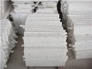 Graceful White Culture Wall Stone, Crystal White Marble Cultured Stone