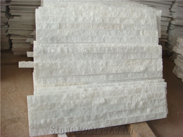 Quarry Owner Of Crystal White Marble Cultured Stone, Exposed Wall Stone
