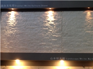 Quarry Owner Of Crystal White Marble Cultured Stone, Exposed Wall Stone