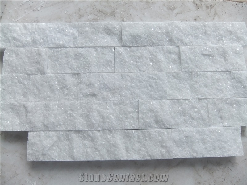 Quarry Owner Of Crystal White Marble Cultured Stone, Exposed Wall Stone