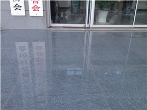 Shandong Royal Grey Granite Tiles & Slabs, Royal Royal Granite/Dark Grey Granite/Qilu Grey Granite