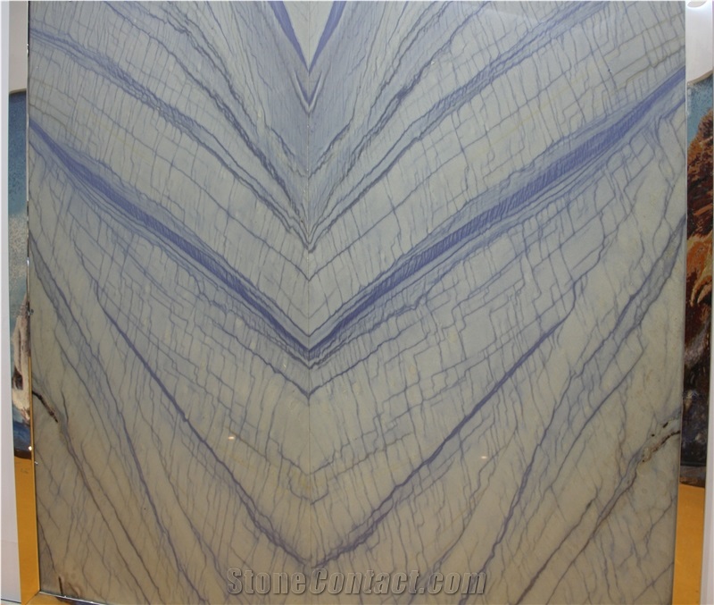 Azul Macaubas Quartzite Slabs & Tiles, Brazil Blue Quartzite