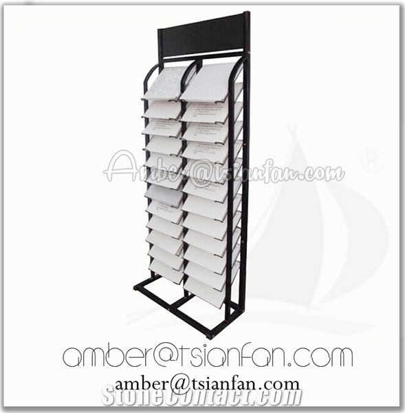 Porcelain Tile Panel Granite And Marble Sample Display Rack