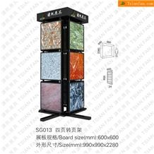 Roating Metal Marble Slab Display Rack