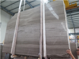 Grey Wood Grain Mable Slabs, Grey Wood Grain Marble Slabs
