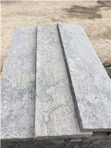 Chateau Limestone/Blue Limestone Deck Steps