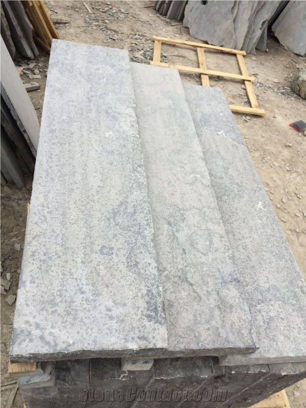 Chateau Limestone/Blue Limestone Deck Steps