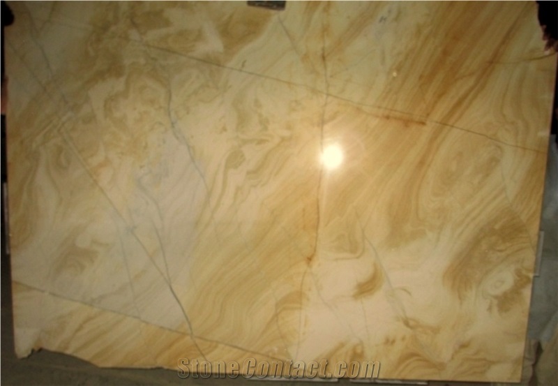 Teak Wood Burma Marble Tiles & Slabs, Yellow Marble Pakistan Tiles & Slabs