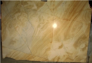 Teak Wood Burma Marble Tiles & Slabs, Yellow Marble Pakistan Tiles & Slabs