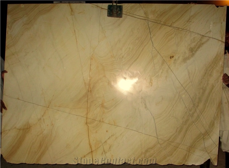 Teak Wood Burma Marble Tiles & Slabs, Yellow Marble Pakistan Tiles & Slabs