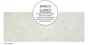 Bianco Illirico Marble Slabs, Tiles