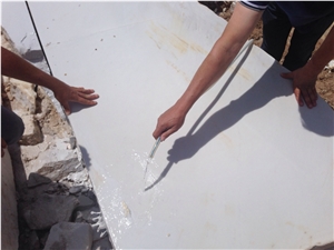 Bianco Sivec Marble Blocks