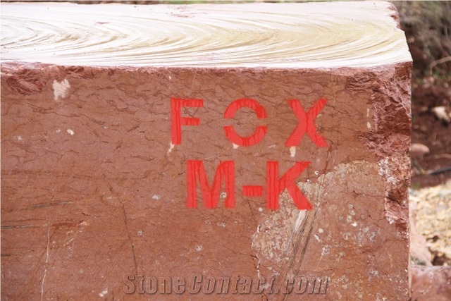 Rosso Cait Marble Blocks