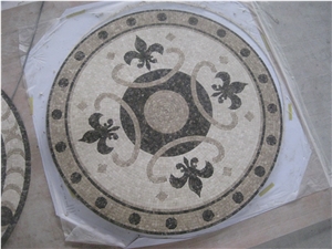 Natural Stone Mixed Mosaic Medallion