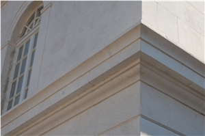 Visso Montenegro Facade, Lintels, Building Ornaments, Beige Limestone Wall Cladding