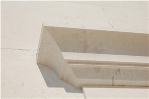 Visso Montenegro Facade, Lintels, Building Ornaments, Beige Limestone Wall Cladding