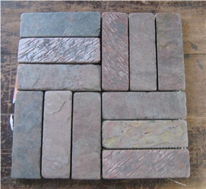 Black Slate Mosaic Tiles