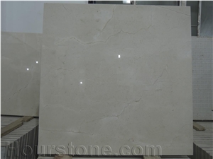 Crema Marfil Composite Tiles, Spain Beige Marble with Ceramic Tiles