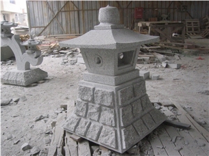 China White Granite Lanterns, Garden Lanterns